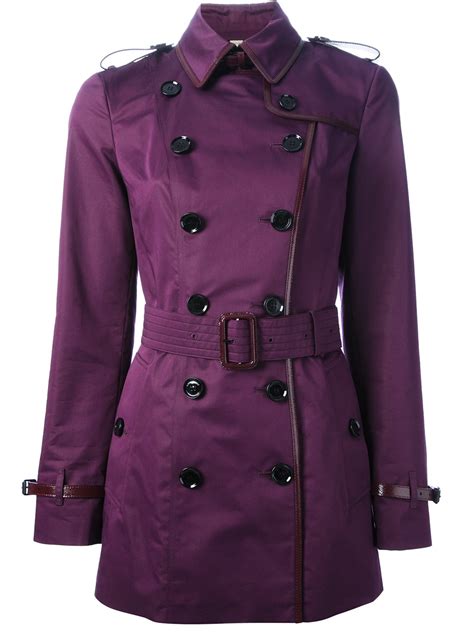 burberry london purple trench coat|burberry trench coat women.